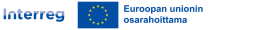 Interreg ja Euroopan unionin osarahoittama -logot.